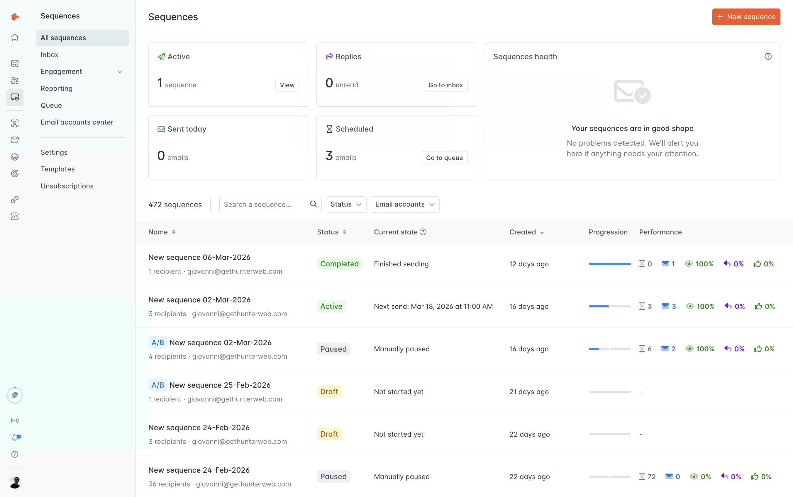 Hunter.io screenshot